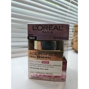 L'Oreal Paris Age Perfect Cell Renewal Rosy Tone Face Mask 1.7 oz  BRAND NEW